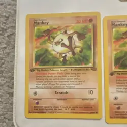 Pokemon 1ST EDITION Jungle Set Mankey/Primeape/Kabuto/Cubone/Lot 10 Cards - Image 4