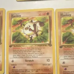 Pokemon 1ST EDITION Jungle Set Mankey/Primeape/Kabuto/Cubone/Lot 10 Cards - Image 5