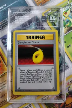 TAG 8.5 -Devolution Spray 1999 Base 72/102 Shadowless Pokemon Card w/ Goodies! - Image 1