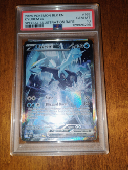 Pokemon Black Bolt 165/086 Kyurem Ex SIR PSA 10 GEM MINT - Image 1