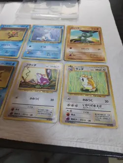Damaged 1st Edition Set Staryu Starmie Base Set Japanese Pokemon Card 8447 - Image 4