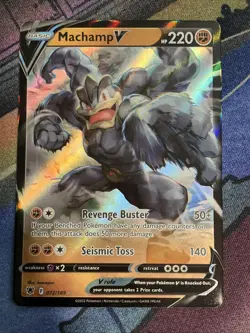 Pokemon TCG SWSH10 Astral Radiance 072/189: Machamp V - Image 1