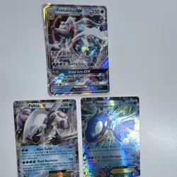 Pokemon TCG Sun & Moon GX/EX Holo Lot Primarina Palkia Kyogre Nintendo (3) - Image 1