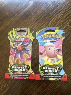 2 Mega Evolution: Perfect Order, Sleeved Booster Packs, SEALED, Pokemon TCG! - Image 1
