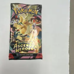 Pokemon Mega Evolution Ascended Heroes Booster Pack (10 Cards, Sealed) - Image 1