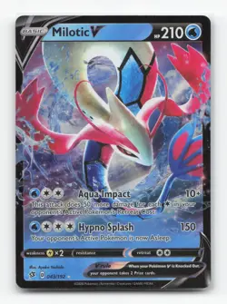 Pokemon TCG - Milotic V 043/192 Near Mint Holo V Rare Rebel Clash - Image 1