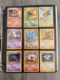 Old Pokemon Cards VINTAGE Rare Collection binder Holo WOTC 1999 & 2000s Era Lot - Image 1
