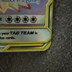 Pokemon Mega Sableye & Tyranitar GX TAG TEAM Secret Rare Full Art Holo 245/236 - Image 3