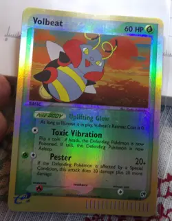 Volbeat 53/100 EX Sandstorm Reverse Holo Pokemon TCG Rare - Image 1