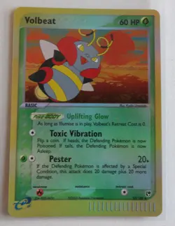 Volbeat 53/100 EX Sandstorm Reverse Holo Pokemon TCG Rare - Image 4