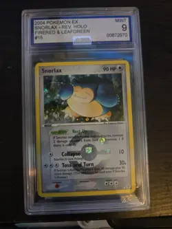 Snorlax 15/112 FireRed & LeafGreen Reverse Holo Ultra Rare Pokemon TCG LP - Image 1
