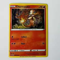 2021 Pokemon TCG Charmander SWSH092 Holo Promo Battle Styles - Image 3