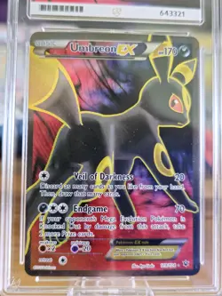 Umbreon EX 119/124 - Full Art Pokemon 2016 XY Fates Collide - ACE 8 (Mint Front) - Image 2
