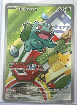 First Partner Illustration Squirtle Promo Full Art Holo 037 Pokemon TCG - Image 1