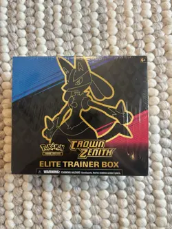 Pokemon Crown Zenith Elite Trainer Box Lucario 2023 English Sealed - Image 1