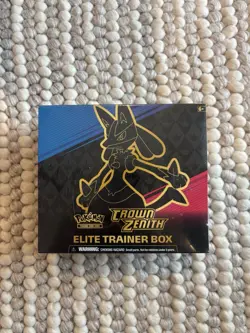 Pokemon Crown Zenith Elite Trainer Box Lucario 2023 English Sealed - Image 5