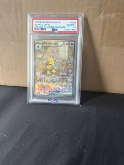 2023 Pokemon Mew En-151 Alakazam Ex Special Illustration Rare PSA 10 - Image 1