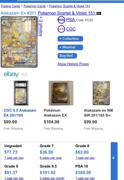 2023 Pokemon Mew En-151 Alakazam Ex Special Illustration Rare PSA 10 - Image 3