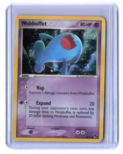 Wobbuffet 16/17 Holo POP Series 4 Pokemon TCG Vintage NM - Image 1