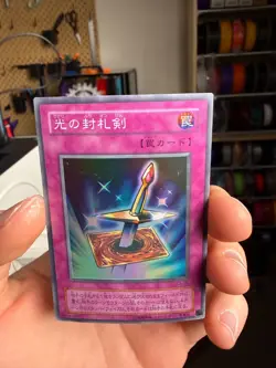 YuGiOh Konami CA-05 Super Rare Lightforce Sword Japanese LP xdk - Image 3