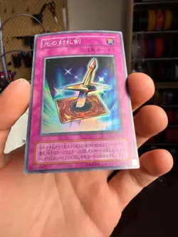 YuGiOh Konami CA-05 Super Rare Lightforce Sword Japanese LP xdk - Image 4