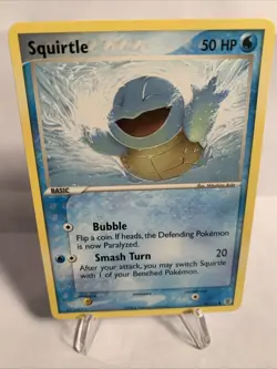 Pokemon Squirtle TCG EX FireRed & LeafGreen Card 83/112 Regular Common - Image 1