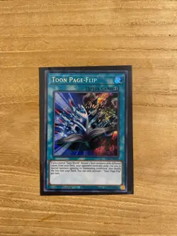 Yugioh Toon Page-Flip BLCR-EN068-Secret Rare-1st Ed NM - Image 1