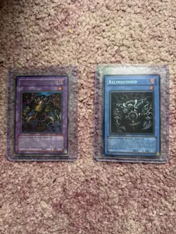 Yu-Gi-Oh! Thousand-Eyes Restrict PSV-084 & Relinquished MC1-EN002 Lot of 2 - Image 1