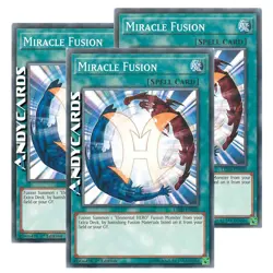 3x MIRACLE FUSION • (Fusione Miracolo) • Comune • LED6 EN020 • YUGIOH! ANDYCARDS - Image 1