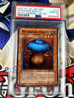 Yugioh PSA 10 Mushroom Man #2 MRD-114 1st Edition Common - Image 2