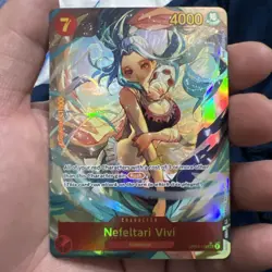 One Piece EN OP04-118 Nefeltari Vivi SEC Alt Art NM+ to MT - Image 1