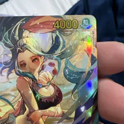 One Piece EN OP04-118 Nefeltari Vivi SEC Alt Art NM+ to MT - Image 3