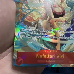 One Piece EN OP04-118 Nefeltari Vivi SEC Alt Art NM+ to MT - Image 5