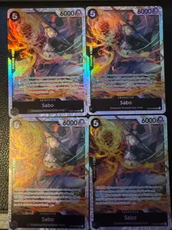 OP04-083 Sabo One Piece PRB02 (English) x4 Playset - Image 1