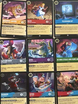 Disney Lorcana 50 CARD LOT - Various sets - NM - Image 3