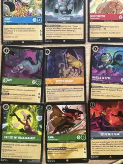 Disney Lorcana 50 CARD LOT - Various sets - NM - Image 4