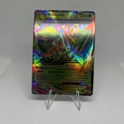 Pokemon Mega M Sceptile EX XY Ancient Origins Holo Card 8/98 Ultra Rare - Image 1