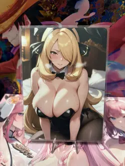 Matte Beautiful Waifu Handmade Card Goddess Story CCG Anime Double Sided - Image 1