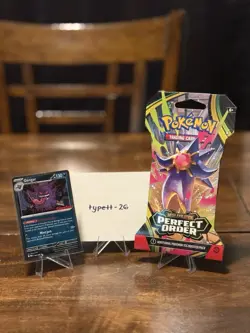 🌀Swirl! Gengar 050/088 GameStop Stamped Promo Card With A Perfect Order Pack!! - Image 1
