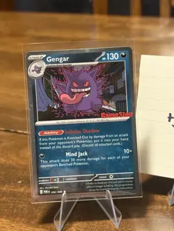 🌀Swirl! Gengar 050/088 GameStop Stamped Promo Card With A Perfect Order Pack!! - Image 3