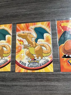 (3) Card Lot Charizards - Pokemon Topps Movie Catch Em All - Image 1