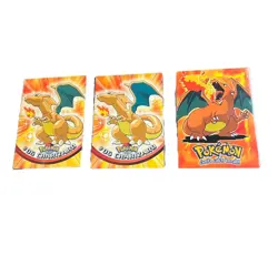 (3) Card Lot Charizards - Pokemon Topps Movie Catch Em All - Image 2