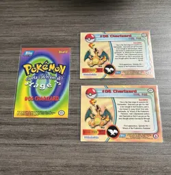 (3) Card Lot Charizards - Pokemon Topps Movie Catch Em All - Image 3
