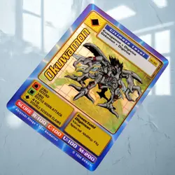1999 Bandai Digimon Okuwamon #ST-31S Foil Digi-Battle Card ☆Near-Mint Plus☆ - Image 2
