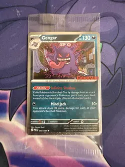 Gengar Promo Card Pokemon Perfect Order Gamestop Stamped 050/088 SEALED - Image 1