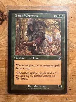 Beast Whisperer Time Spiral Remastered Regular MTG NM - Image 1