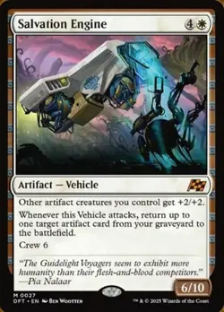 Mint/Near-Mint, English - 1 x MTG Salvation Engine Aetherdrift - Image 1