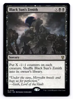 Black Sun's Zenith NM Commander: Murders at Karlov Manor 0126 MTG Regular - Image 1