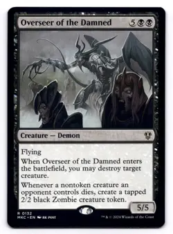 Overseer of the Damned NM Commander: Murders at Karlov Manor 0132 MTG Regular - Image 1