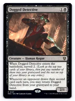 Dogged Detective NM Commander: Murders at Karlov Manor 0127 MTG Regular - Image 1